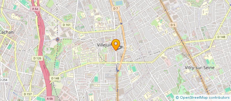 localisation de l'entreprise MADAME FENG PAN  VILLEJUIF