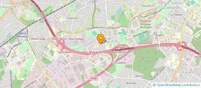 localisation de l'entreprise MADAME FERDA CELIK à PESSAC