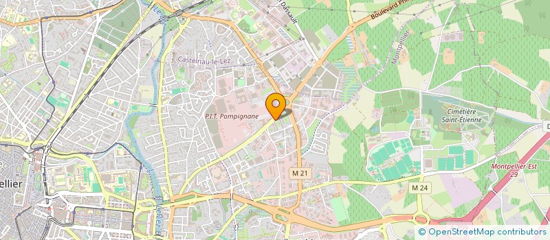 localisation de l'entreprise MADAME FERDAWES KESRAOUI  MONTPELLIER