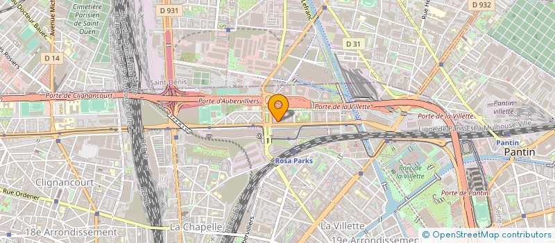 localisation de l'entreprise MADAME FERDAWS MILADI  PARIS