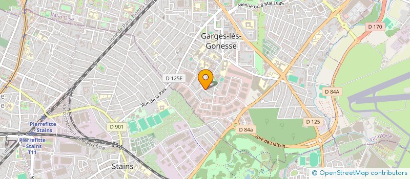 localisation de l'entreprise MADAME FERDINE FRANCIS  GARGES-LES-GONESSE