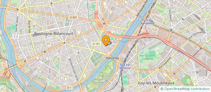 localisation de l'entreprise MADAME FERIAL KERAMANE à BOULOGNE-BILLANCOURT