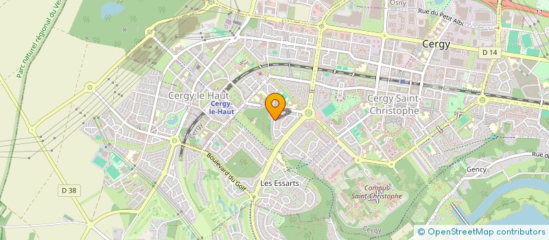 localisation de l'entreprise MADAME FERIAL STAMBOULI  CERGY