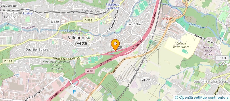 localisation de l'entreprise MADAME FERIALE BOUNAAS à VILLEBON-SUR-YVETTE