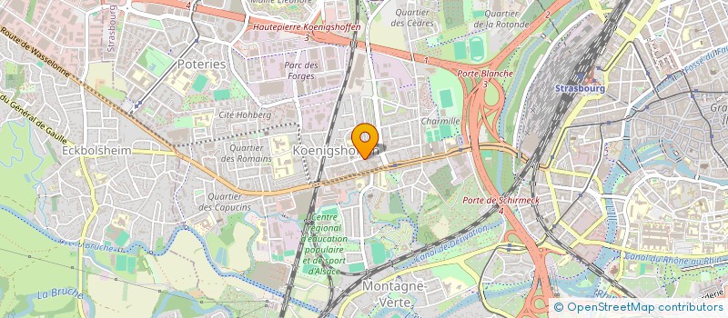 localisation de l'entreprise MADAME FERIDE BASAR à STRASBOURG