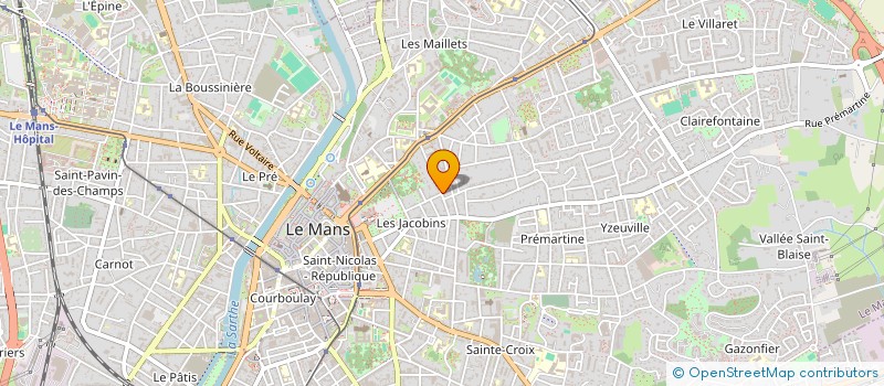 localisation de l'entreprise MADAME FERIEL BEN MEHAL  LE MANS