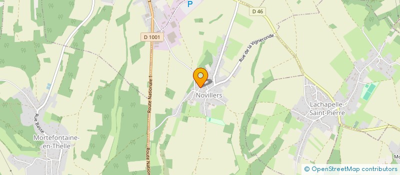 localisation de l'entreprise MADAME FERIEL BENDJENAHI  NOVILLERS