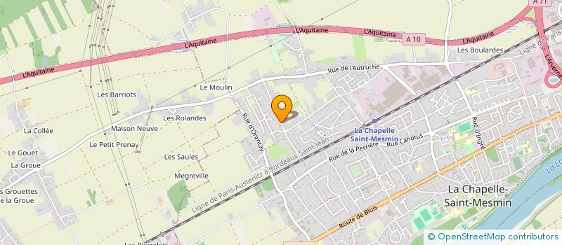 localisation de l'entreprise MADAME FERIEL CHERIET à LA CHAPELLE-SAINT-MESMIN