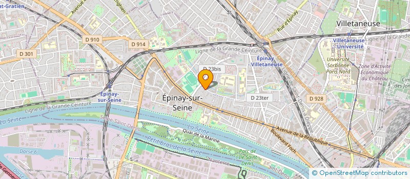 localisation de l'entreprise MADAME FERIEL FORTAS  EPINAY-SUR-SEINE