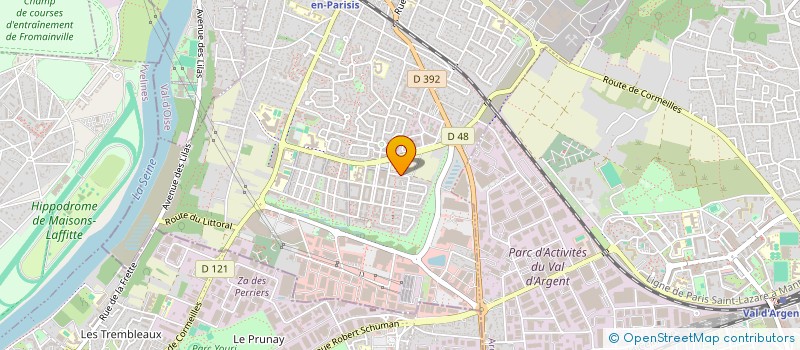 localisation de l'entreprise MADAME FERIEL HAMMOUCHE  CORMEILLES-EN-PARISIS