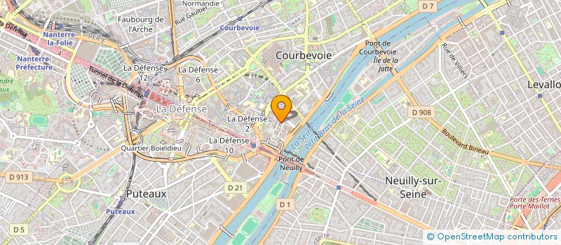 localisation de l'entreprise MADAME FERIEL ISSAAD à COURBEVOIE