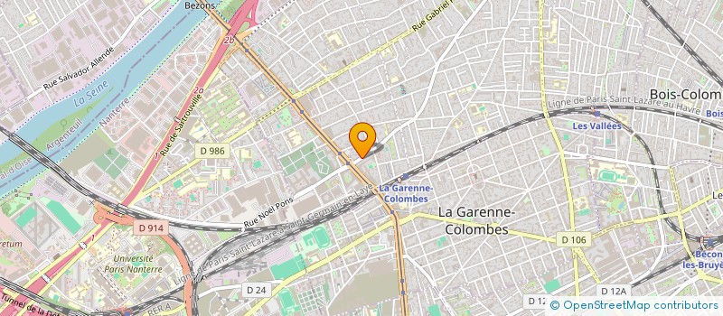 localisation de l'entreprise MADAME FERIEL KHELIF à COLOMBES
