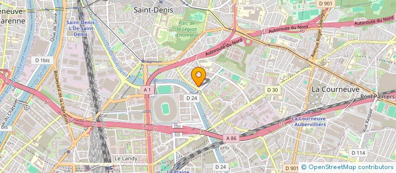 localisation de l'entreprise MADAME FERIEL MAATALLAH à SAINT-DENIS