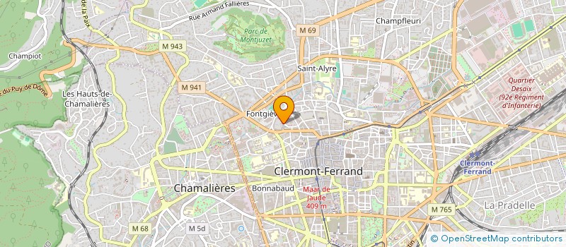 localisation de l'entreprise MADAME FERIEL MAZRI  CLERMONT-FERRAND