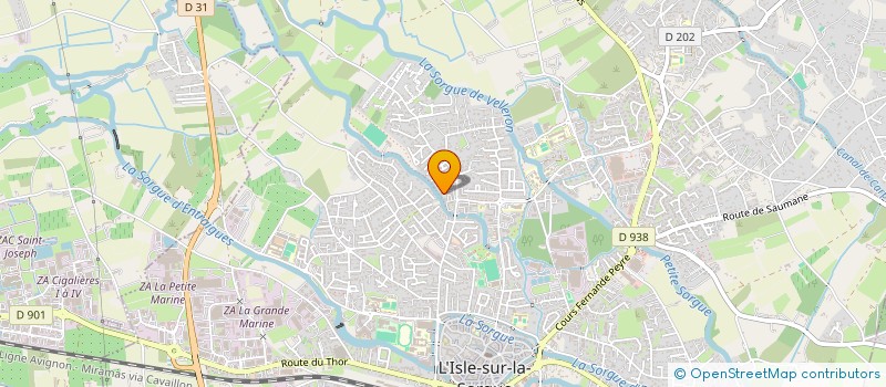 localisation de l'entreprise MADAME FERIEL MELIANE  L'ISLE-SUR-LA-SORGUE