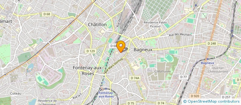 localisation de l'entreprise MADAME FERIEL NEBBACHE à FONTENAY-AUX-ROSES