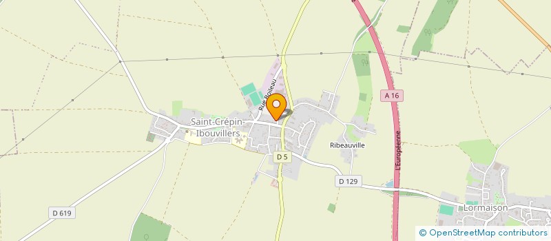 localisation de l'entreprise MADAME FERNANDA AZEVEDO  SAINT-CREPIN-IBOUVILLERS