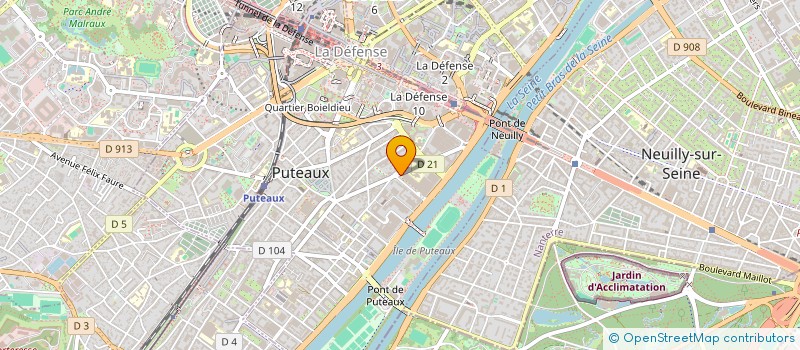 localisation de l'entreprise MADAME FERNANDA BONUCCI MONTENEGRO à PUTEAUX