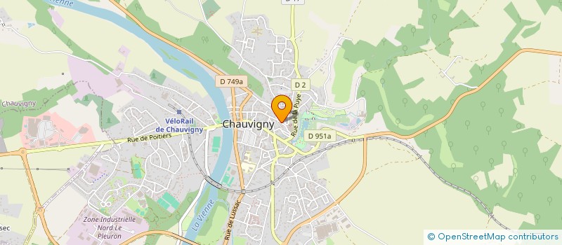 localisation de l'entreprise MADAME FERNANDA CABALUZ à CHAUVIGNY