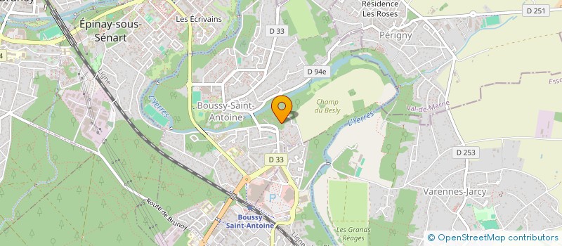 localisation de l'entreprise MADAME FERNANDA CARREIRA  BOUSSY-SAINT-ANTOINE