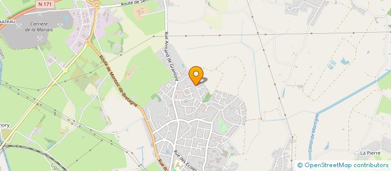 localisation de l'entreprise MADAME FERNANDA DA SILVA GOMES  DONGES