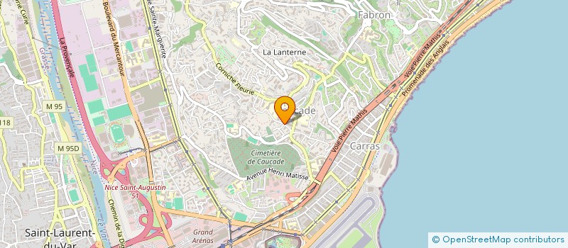 localisation de l'entreprise MADAME FERNANDA DA SILVA SANTOS à NICE