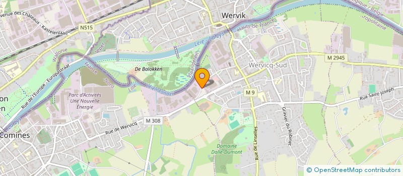 localisation de l'entreprise MADAME FERNANDA FERREIRA BARBOSA  WERVICQ-SUD