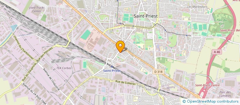 localisation de l'entreprise MADAME FERNANDA JACINTO MOITEIRO  SAINT-PRIEST