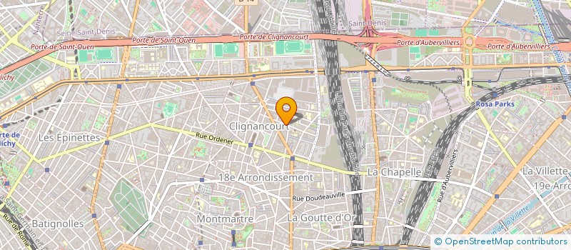 localisation de l'entreprise MADAME FERNANDA LEITE PERON PEREIRA  PARIS