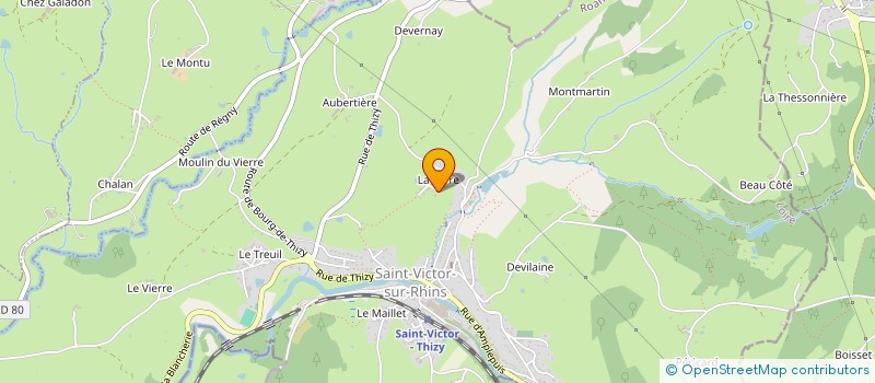 localisation de l'entreprise MADAME FERNANDA LOPES  SAINT-VICTOR-SUR-RHINS