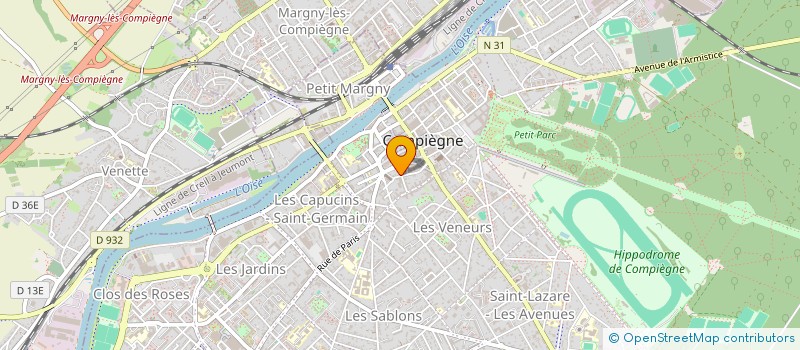 localisation de l'entreprise MADAME FERNANDA MARCOS KALLAS  COMPIEGNE