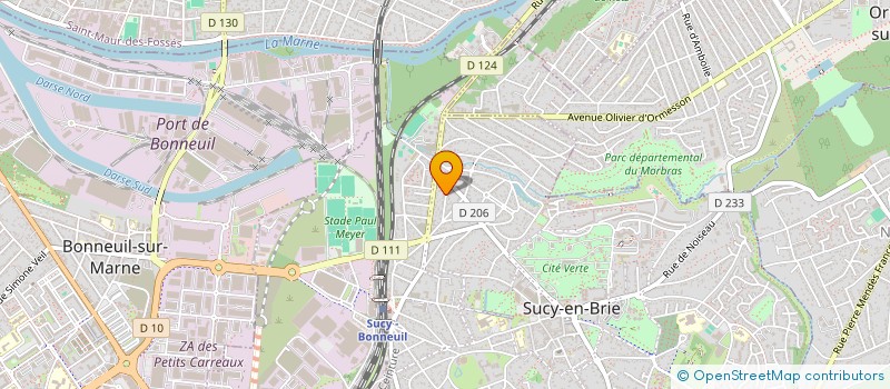 localisation de l'entreprise MADAME FERNANDA MARQUES DE SOUSA  SUCY EN BRIE