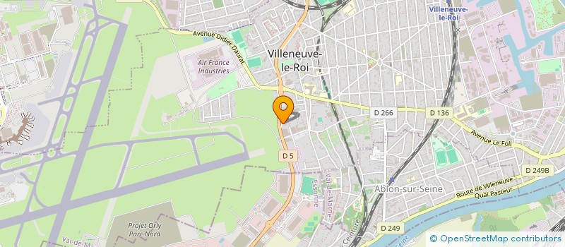 localisation de l'entreprise MADAME FERNANDA RODRIGUES à VILLENEUVE-LE-ROI