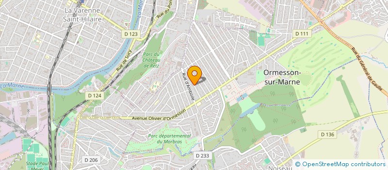 localisation de l'entreprise MADAME FERNANDA RODRIGUES DA SILVA  ORMESSON-SUR-MARNE