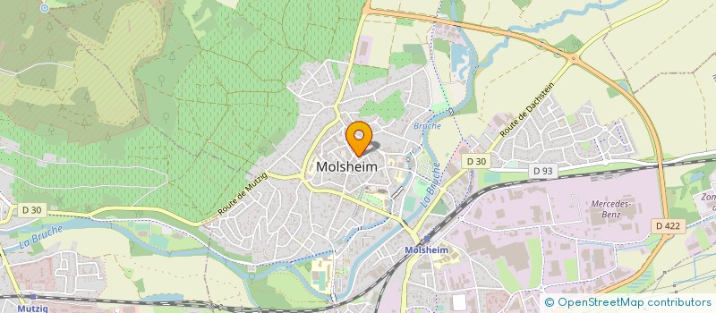 localisation de l'entreprise MADAME FERNANDE ARNOLD  MOLSHEIM