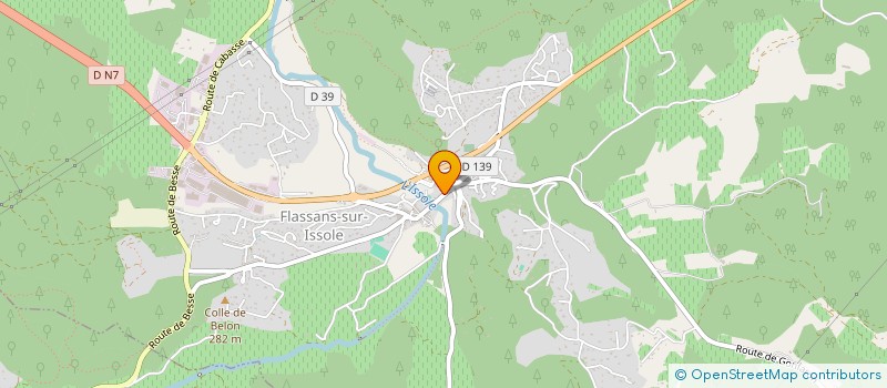 localisation de l'entreprise MADAME FERNANDE BARET à FLASSANS-SUR-ISSOLE