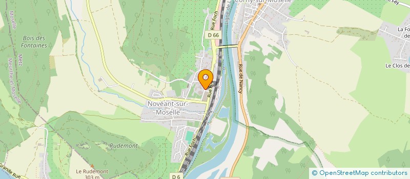 localisation de l'entreprise MADAME FERNANDE BECK  CORNY-SUR-MOSELLE