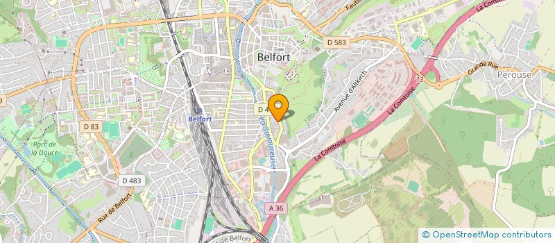 localisation de l'entreprise MADAME FERNANDE BELLAMOLI à BELFORT
