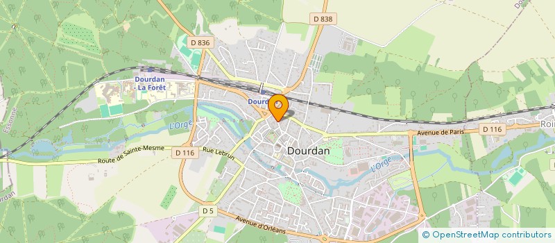localisation de l'entreprise MADAME FERNANDE BILOUNGA à DOURDAN