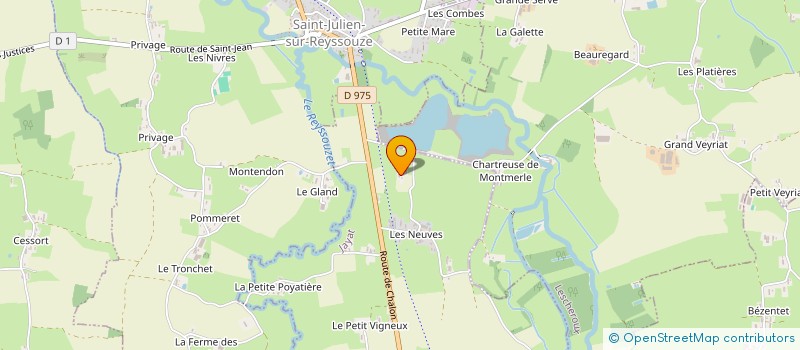 localisation de l'entreprise MADAME FERNANDE BONHOMME  JAYAT