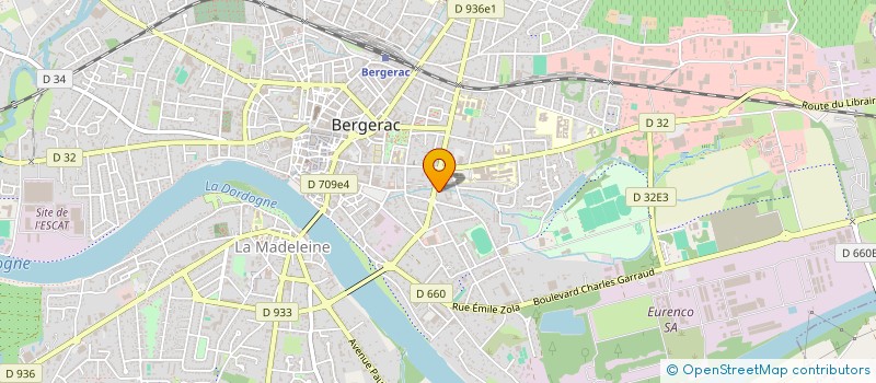 localisation de l'entreprise MADAME FERNANDE BOUDESSAC à BERGERAC