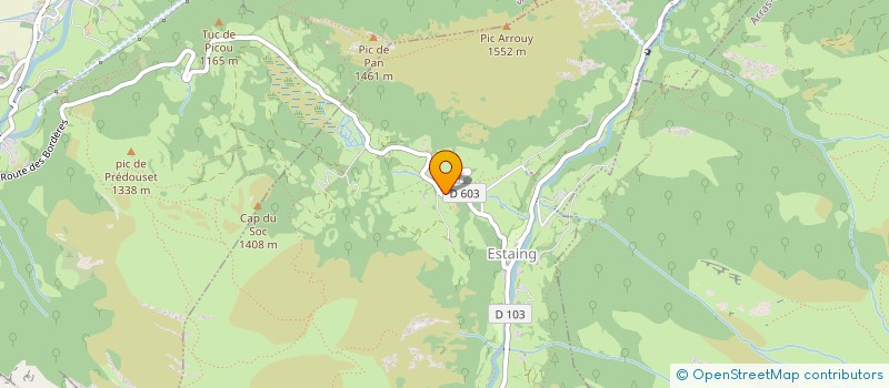 localisation de l'entreprise MADAME FERNANDE BOURDET  ESTAING