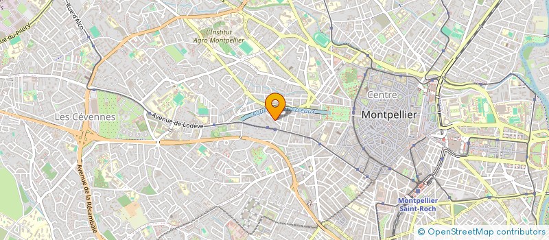 localisation de l'entreprise MADAME FERNANDE BRESSON à MONTPELLIER