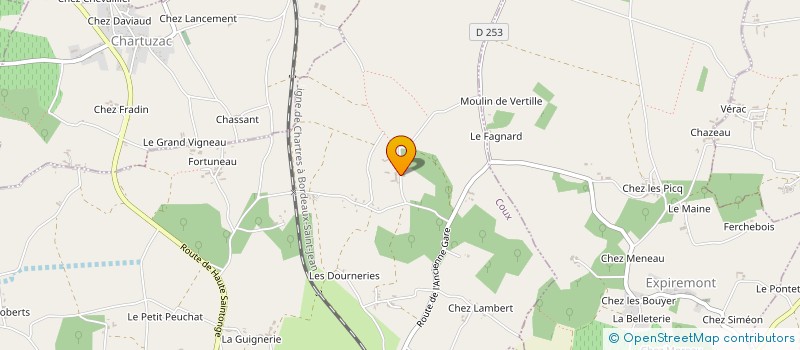 localisation de l'entreprise MADAME FERNANDE CARRE  COUX