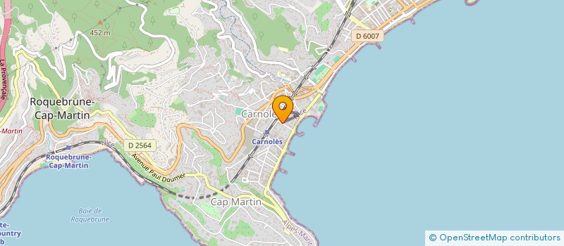 localisation de l'entreprise MADAME FERNANDE CAYRAT à ROQUEBRUNE-CAP-MARTIN