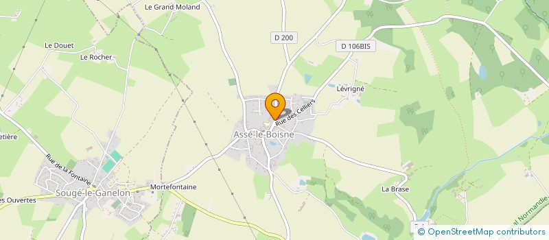 localisation de l'entreprise MADAME FERNANDE CHANDEBOIS  ASSE-LE-BOISNE