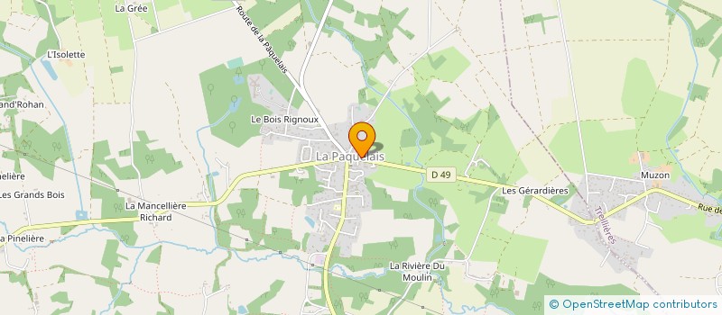 localisation de l'entreprise MADAME FERNANDE CHESNEAU  VIGNEUX-DE-BRETAGNE