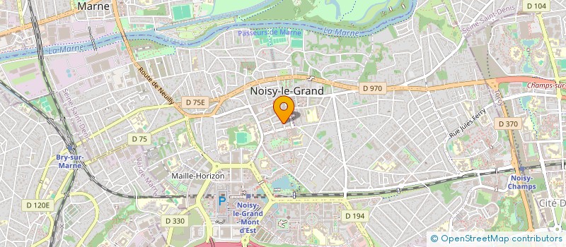 localisation de l'entreprise MADAME FERNANDE CLEMENT à NOISY-LE-GRAND