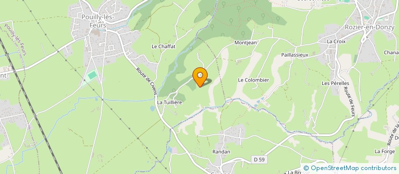 localisation de l'entreprise MADAME FERNANDE COTTANRIN  SAINT-MARTIN-LESTRA