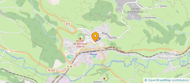 localisation de l'entreprise MADAME FERNANDE COUDERT à MURAT